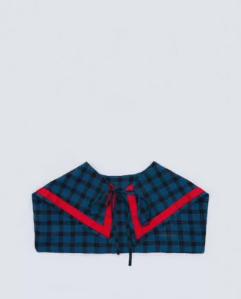 Воротник Кардинал Тартан (Cardinal Tartan) женский синий